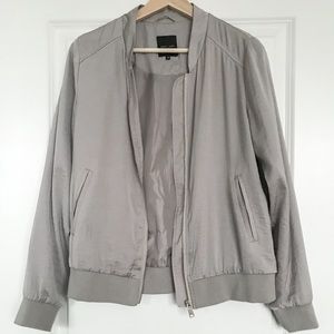 Silky Bomber Jacket